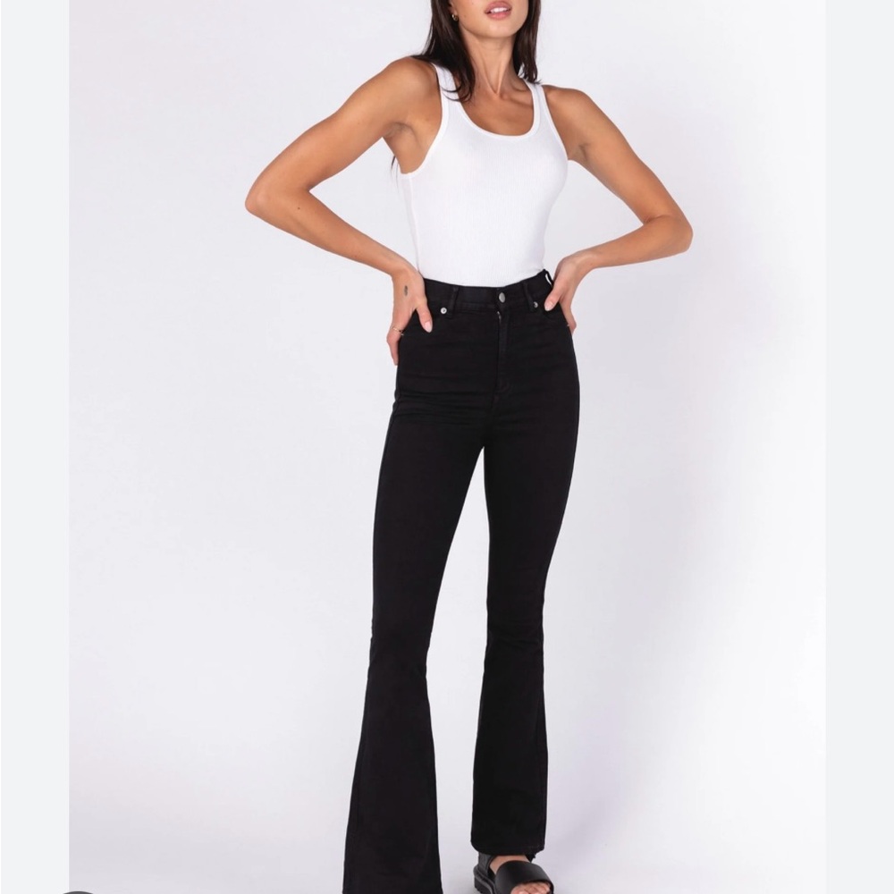 Women's Black Flare Jeans
